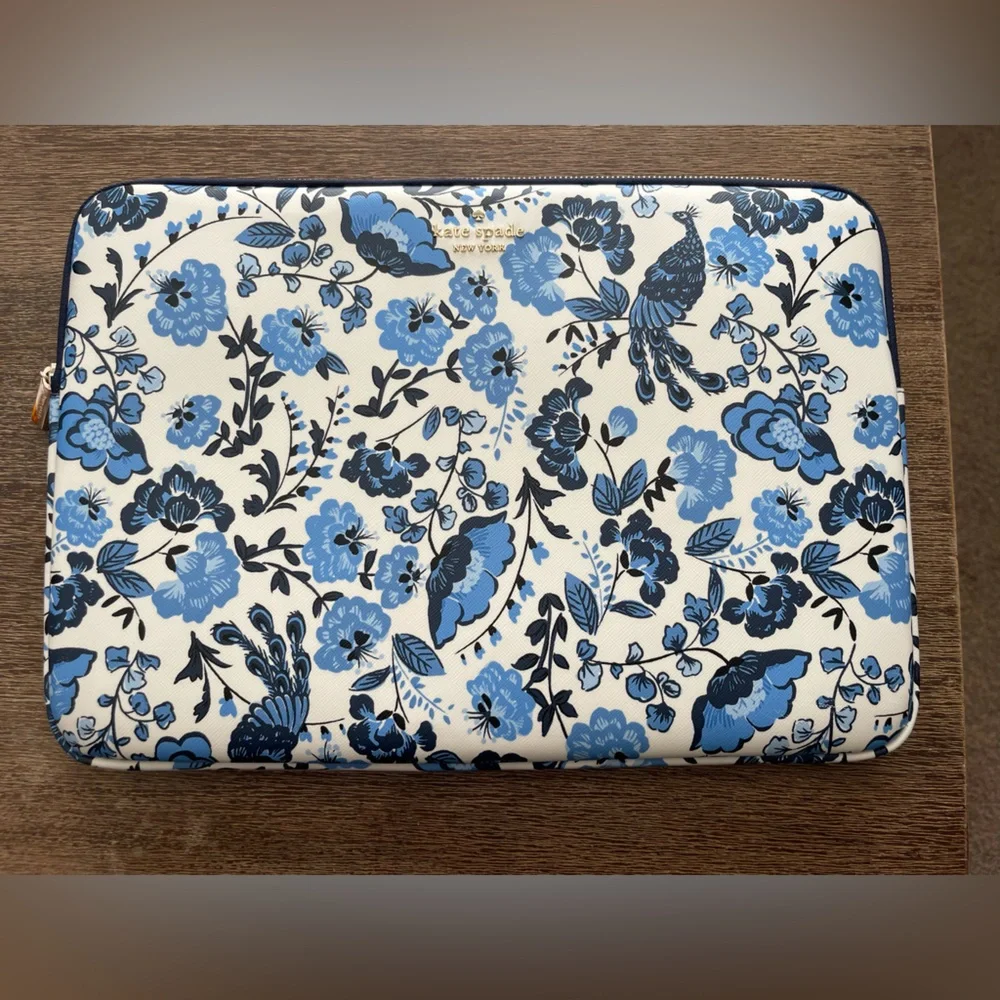 kate spade Blue Floral computer case